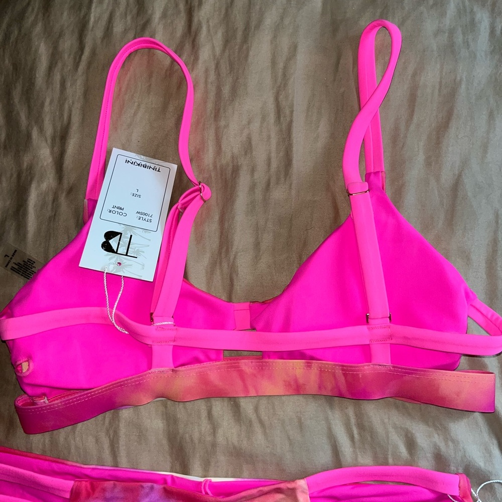 TiniBikini pink tie dye bikini - Picture 7 of 12